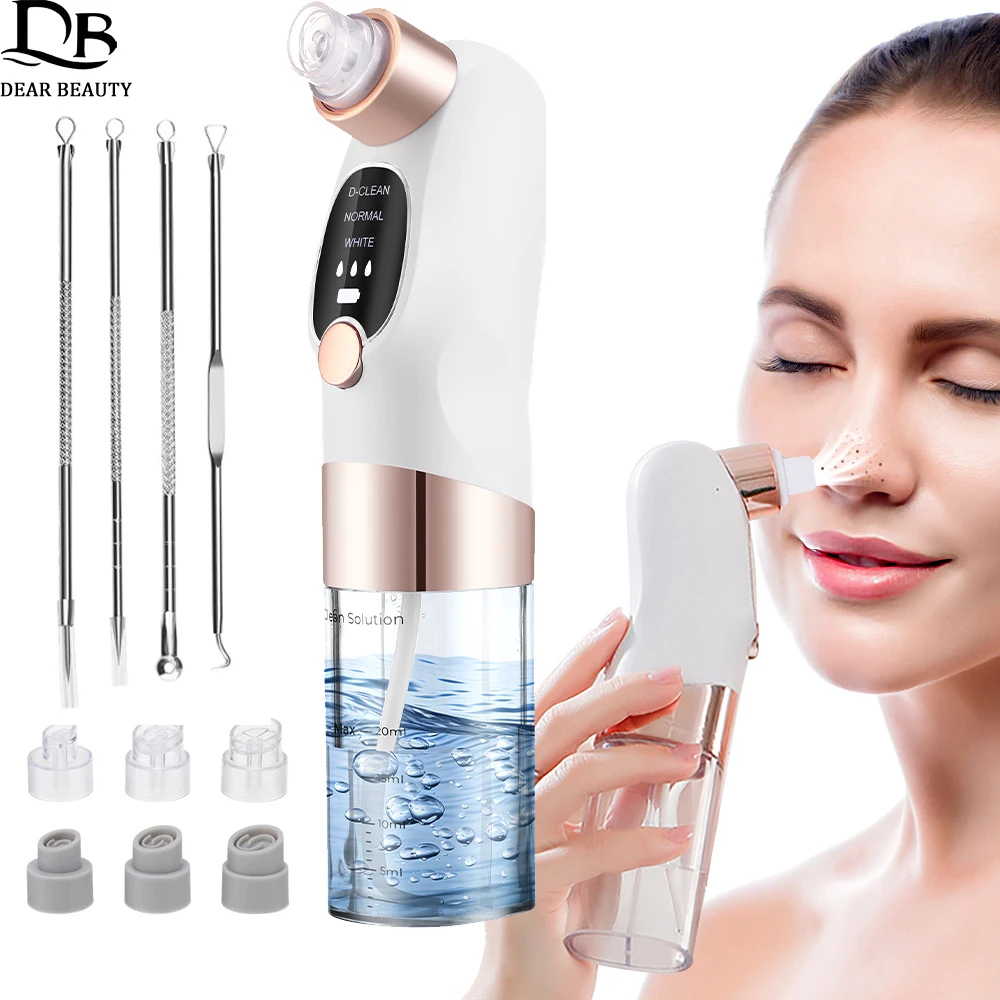 Electric Blackhead Remover Vacuum Pore Cleaner Acne Needles Set Pimple Black Head Spots Removal Face Nose Cleansing Tools