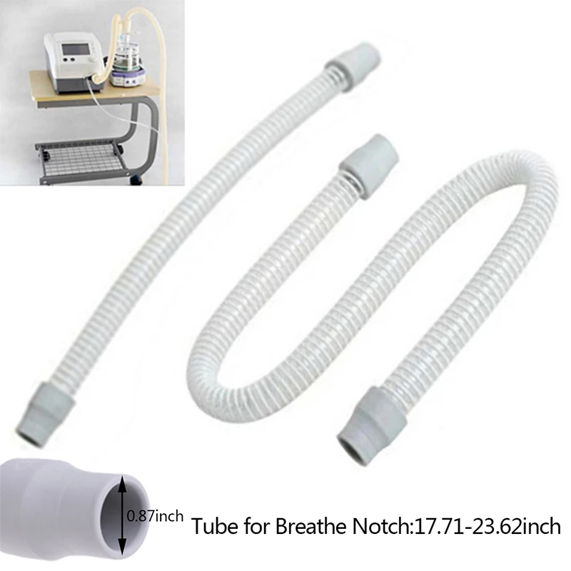 1PC Sleep Apnea Snoring Shrink Tubing Flexible Hose Pipe Connect 45-60cm CPAP Tube With CPAP And Breathing Mask CPAP Apparatus