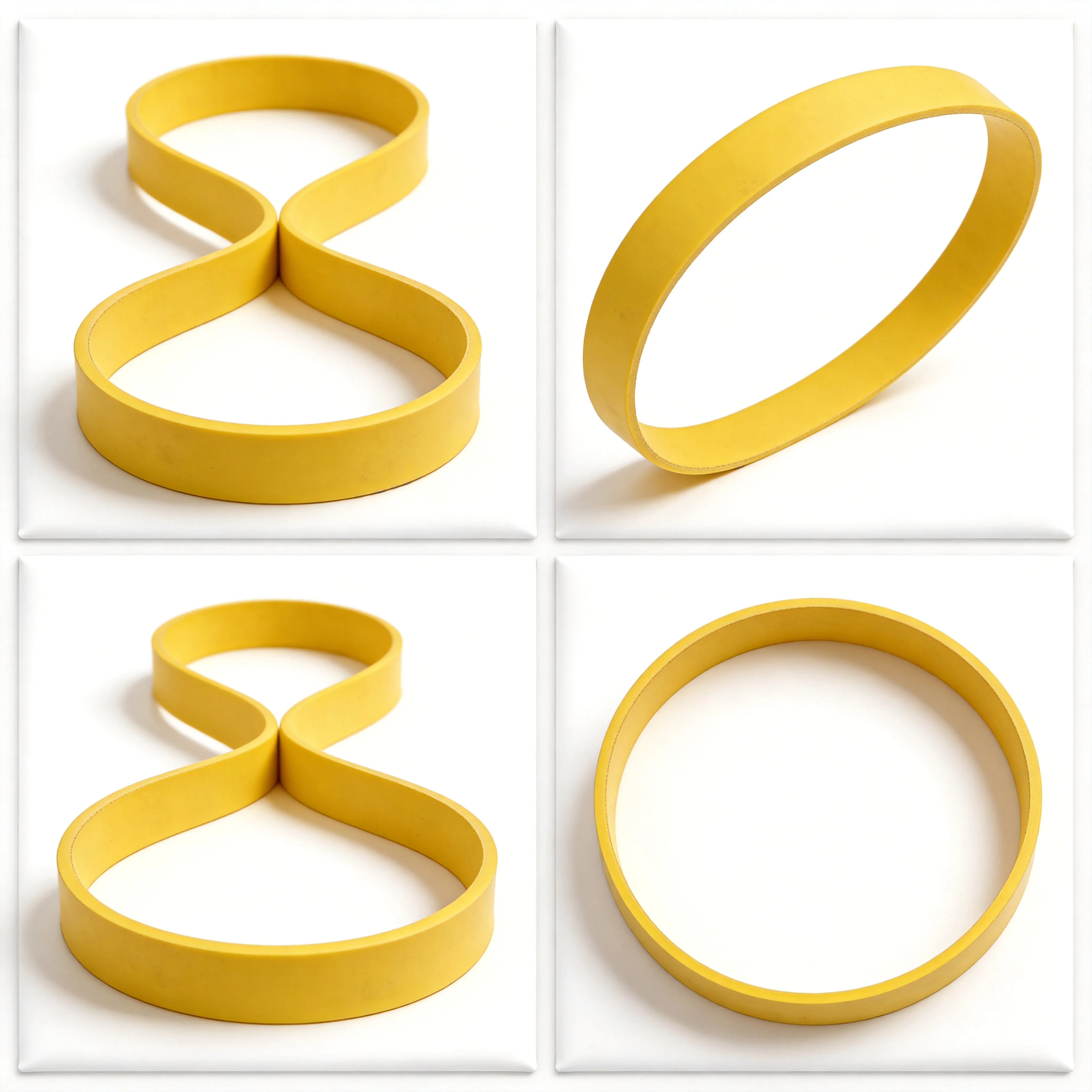 8-Inch Bandsaw Rubber Tire Yellow Version: Anti-Slip & Noise-Reducing Suitable For A Variety Of Woodworking Bandsaws