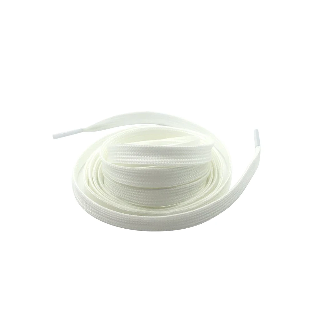 

2 Pieces Luminous Shoelaces Glow in Dark for Sneakers Sports Shoes Plastic Tip Easy Insert Thicken Fluorescent Laces