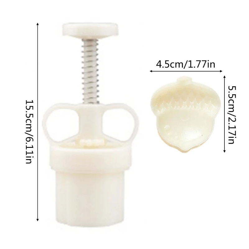 Acorns Shaped Mooncake Stamp Baking Mooncake Accessories for Mid-Autumn Festival Drop shipping