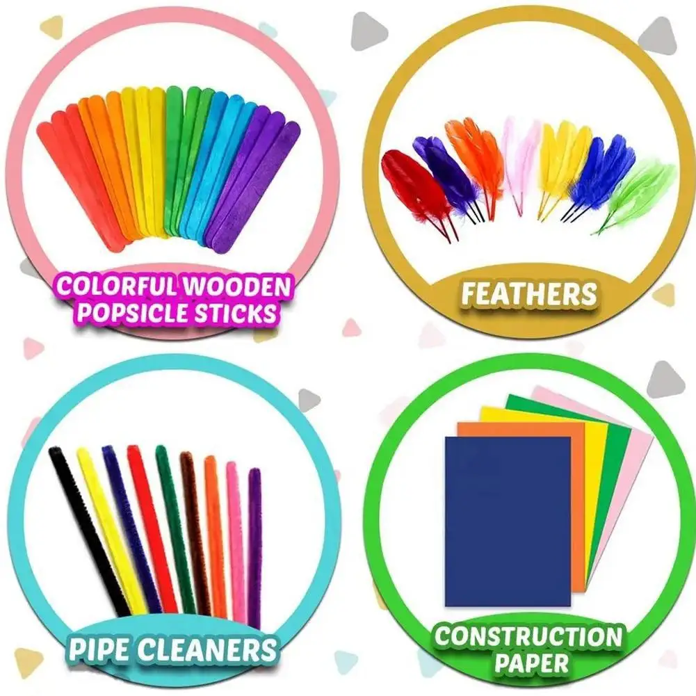 Vilten bal DIY Craft Kit voor kinderen Niet-giftig Educatief zintuiglijk speelgoed Voorschoolse kunst Ambachtelijk materiaal Hulpmiddel voor kleuterschool Speelspeelgoed