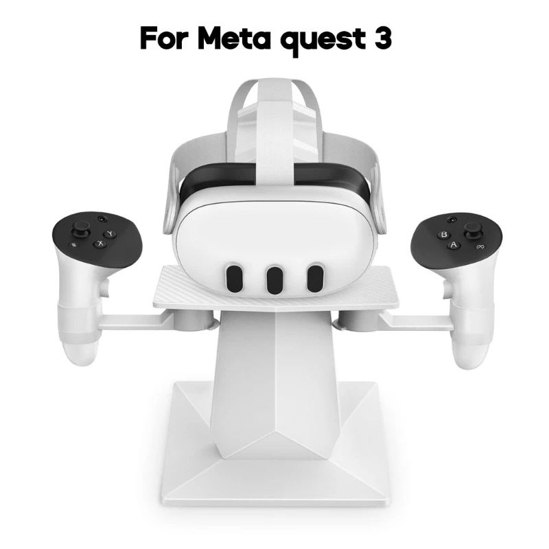 

Headset Display Stand for 3 Headset and Controller Holder Keep Your Gaming Area Clean Anti-Scratches