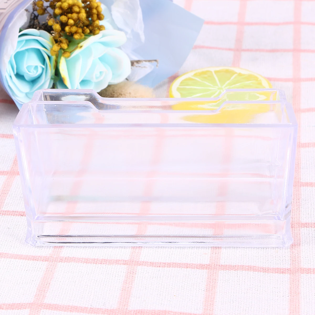 

Card Acrylic Business Holder For Desk Desk Organizer Storage Case Business Organizer Office Supplies Name Keeper