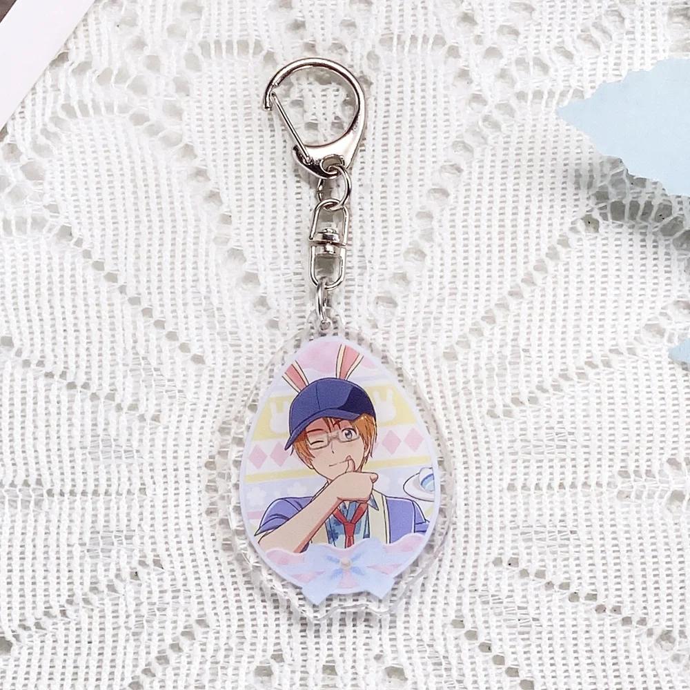 1/8PCS Anime Characters Hetalia Acrylic Keychain Accessories Cartoon​ Keyrings Friends Gifts Funny Bag Charms Backpack Pendant
