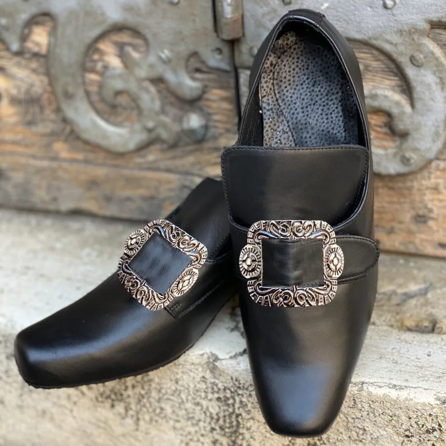 Pirate chaussures médiévales femmes hommes chaussures Vintage victoriennes Renaissance Cosplay redingote chaussures pour Halloween carnaval habiller fête