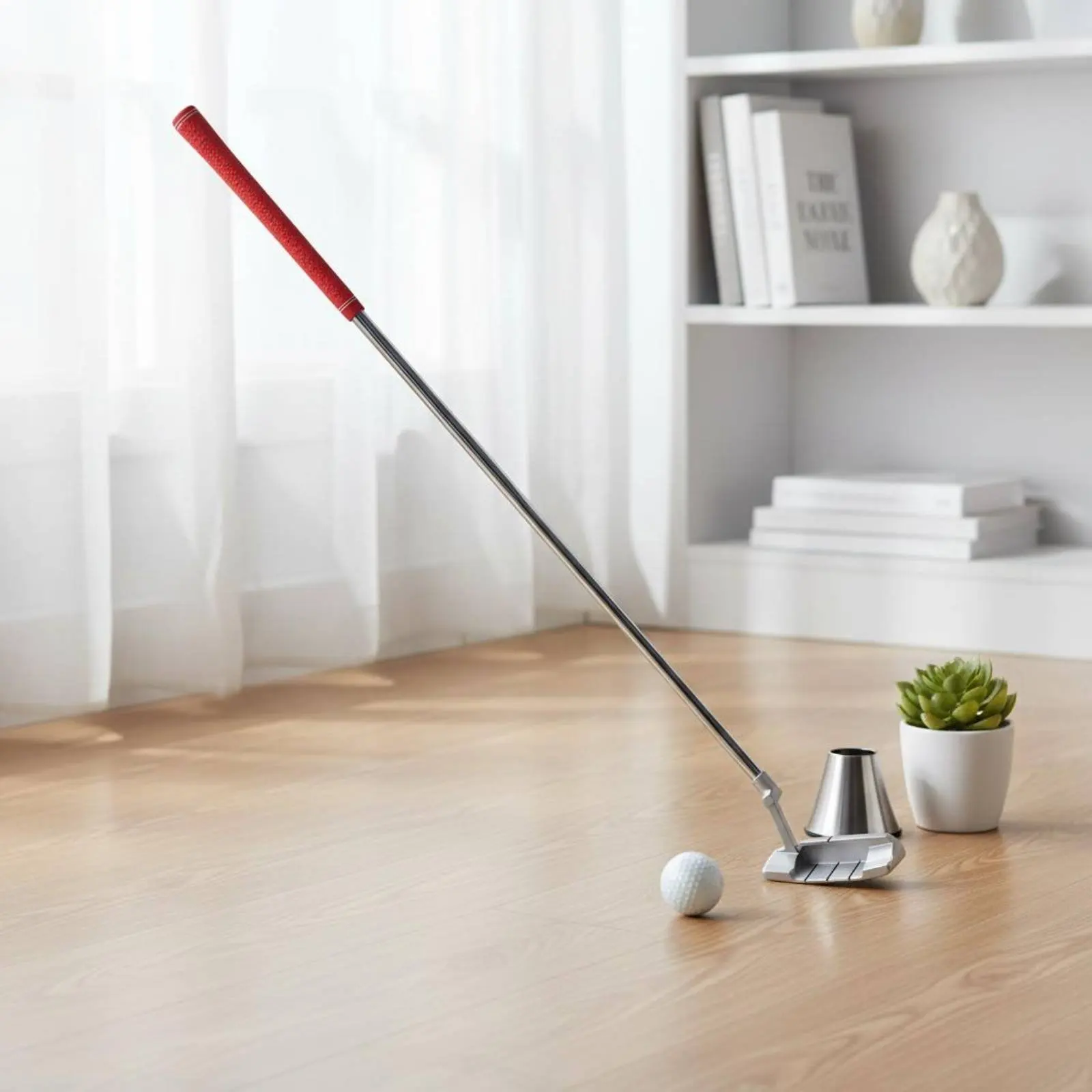 3-Section Putting Putting Club Easy Assembly Foldable Travel Putting Club Portable Putting Club Long-Lasting Alloy Construction