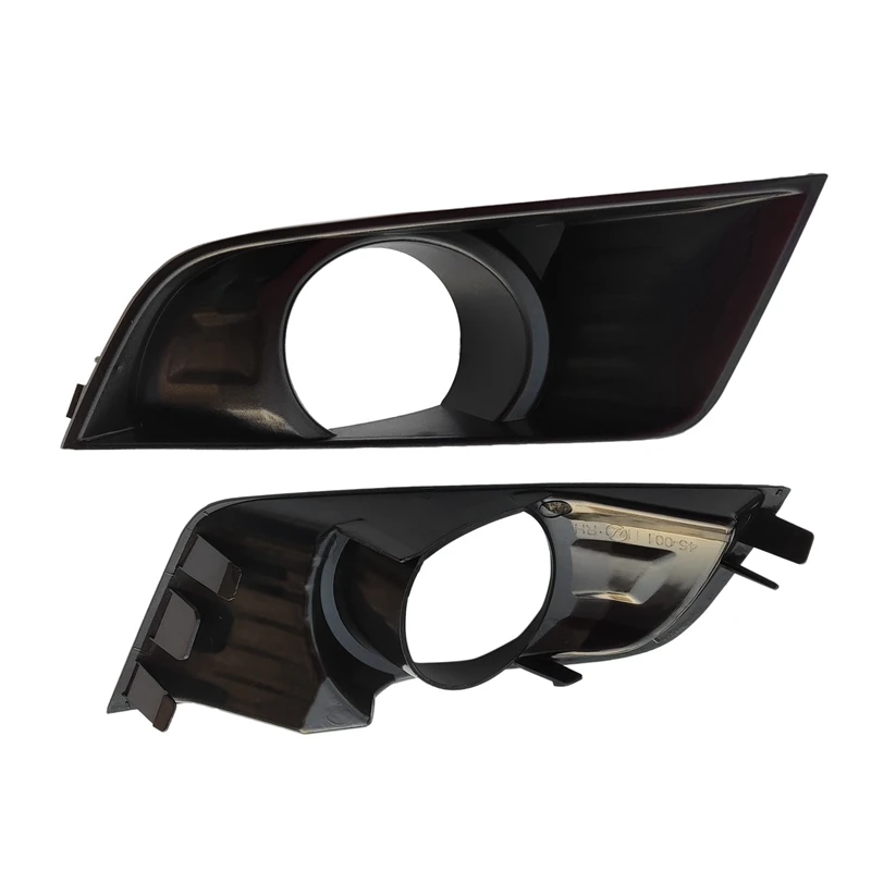 1 Pair Front Bumper Fog Light Frame Turning Signal Lamp Cover Daytime Running Light Cover For Ford Ranger Pickup 2015