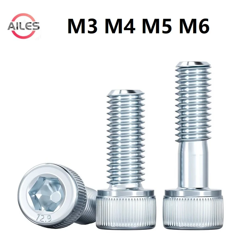 

12.9 Grade M3 M4 M5 M6 Blue Zinc Plate Hexagon Socket Cap Head Screws Hex Socket Bolts