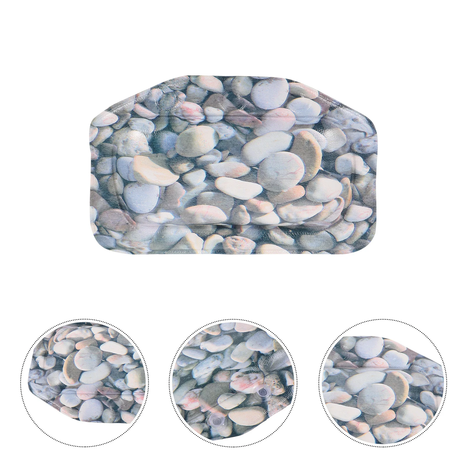 

PVC Bathtub Pillow Comfortable Headrest Soft Support for Bath Tub Spa Neck Relaxation Bathtub Pillow for Soaking Tub