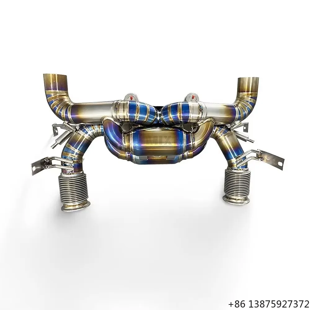 

Titanium Valve Cat-Back Exhaust for Huracan Tecnica V10 2023+, Deep Aggressive Sound Racing Performance Upgrade