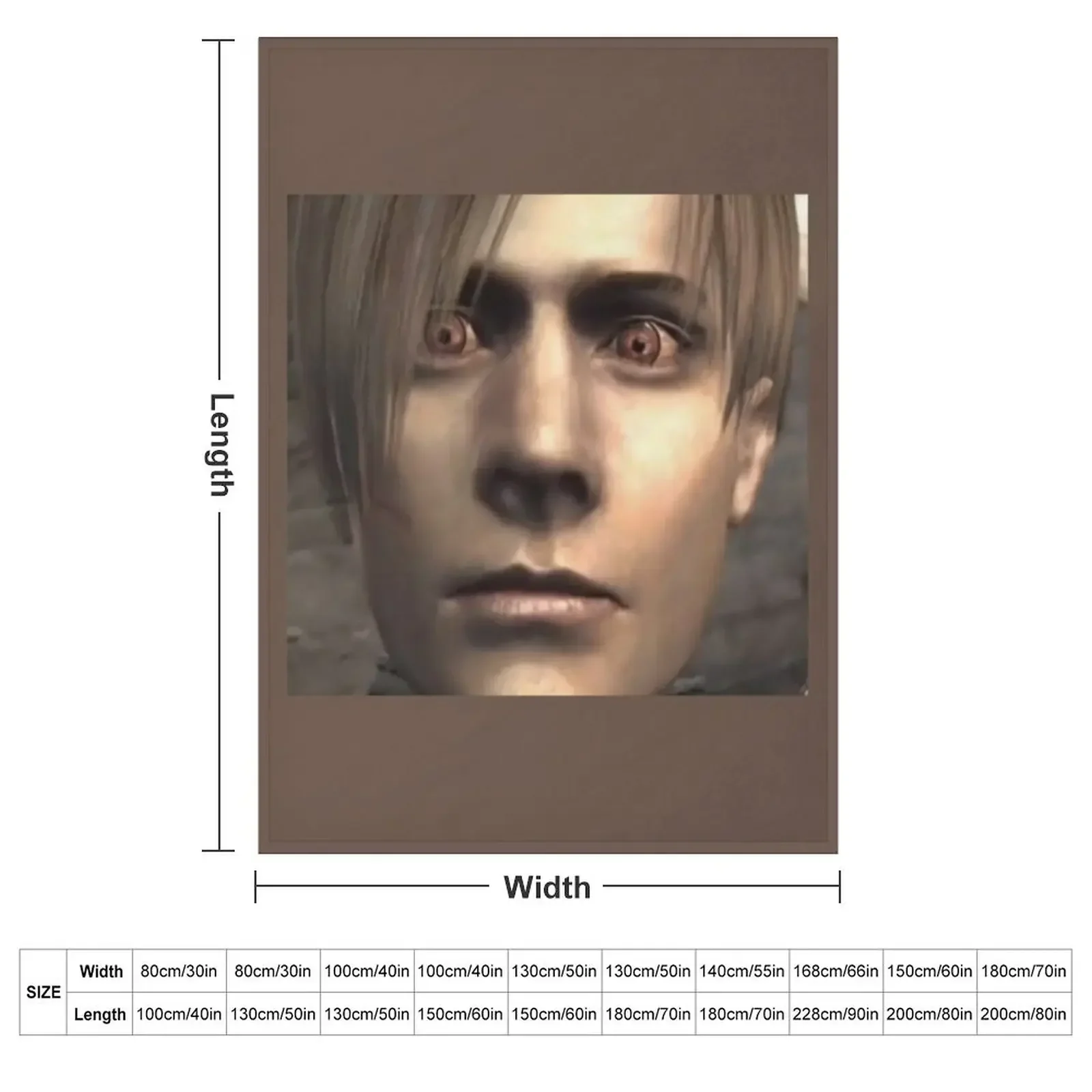 Leon s Kennedy romantic picture very good Throw Blanket Warm Nap Soft Beds Single Luxury St halloween Blankets