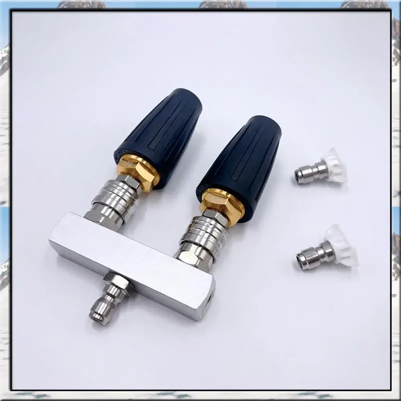 

AS59 -Power Pressure Washer Dual Power Washer Nozzle Tip High Pressure Washer Accessories