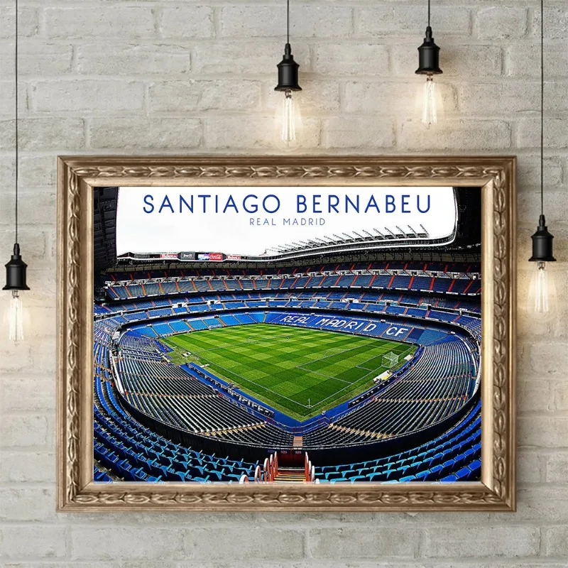 Football Stadium Poster World Famous Soccer Canvas Painting Print HD Picture Wall Art The Sports Hall Room Home Decoration Gift