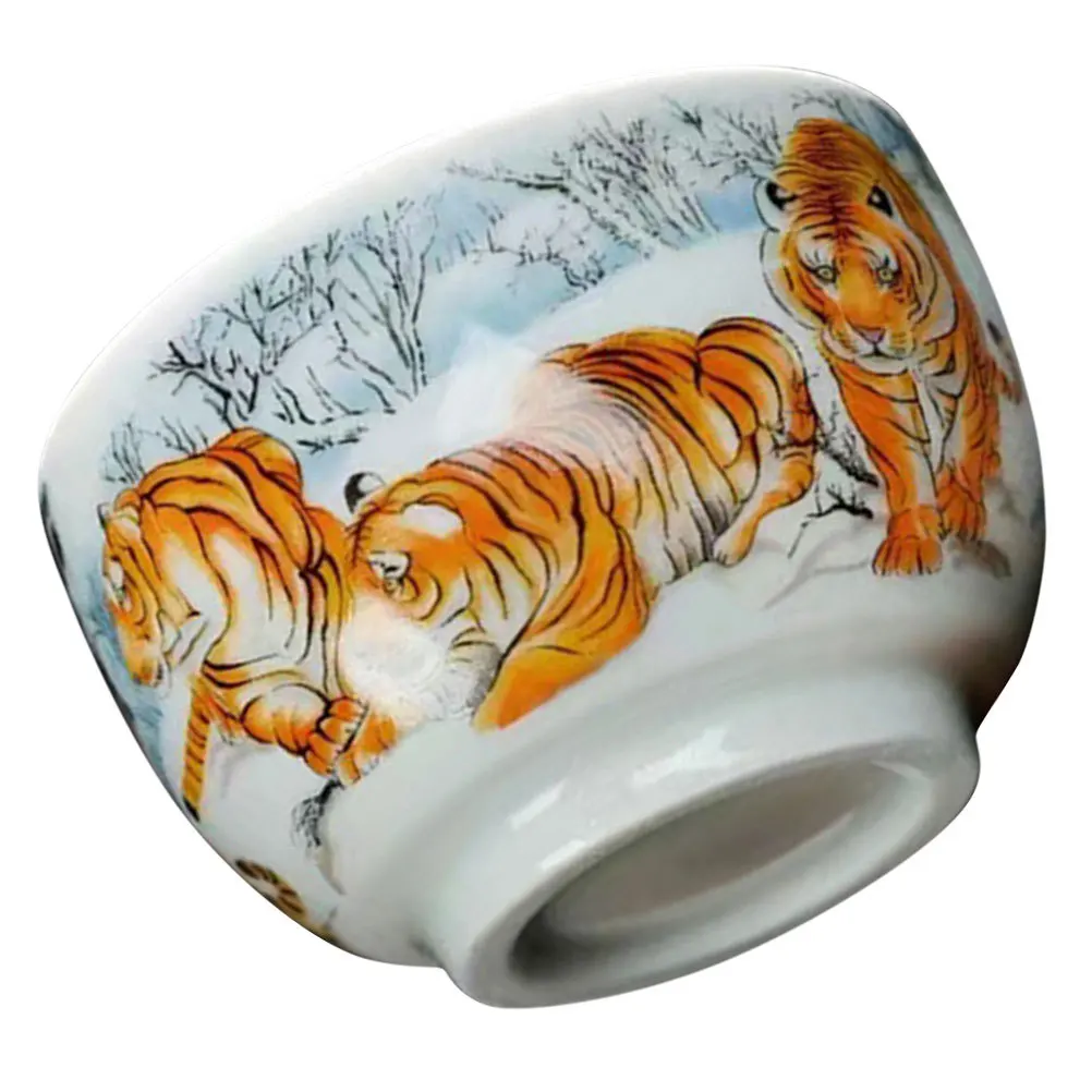 

Hand Painted Teacup Classic Design Round Edges Easy to Clean Perfect for Family Friends Coffee Or Tea Enjoyment At Home