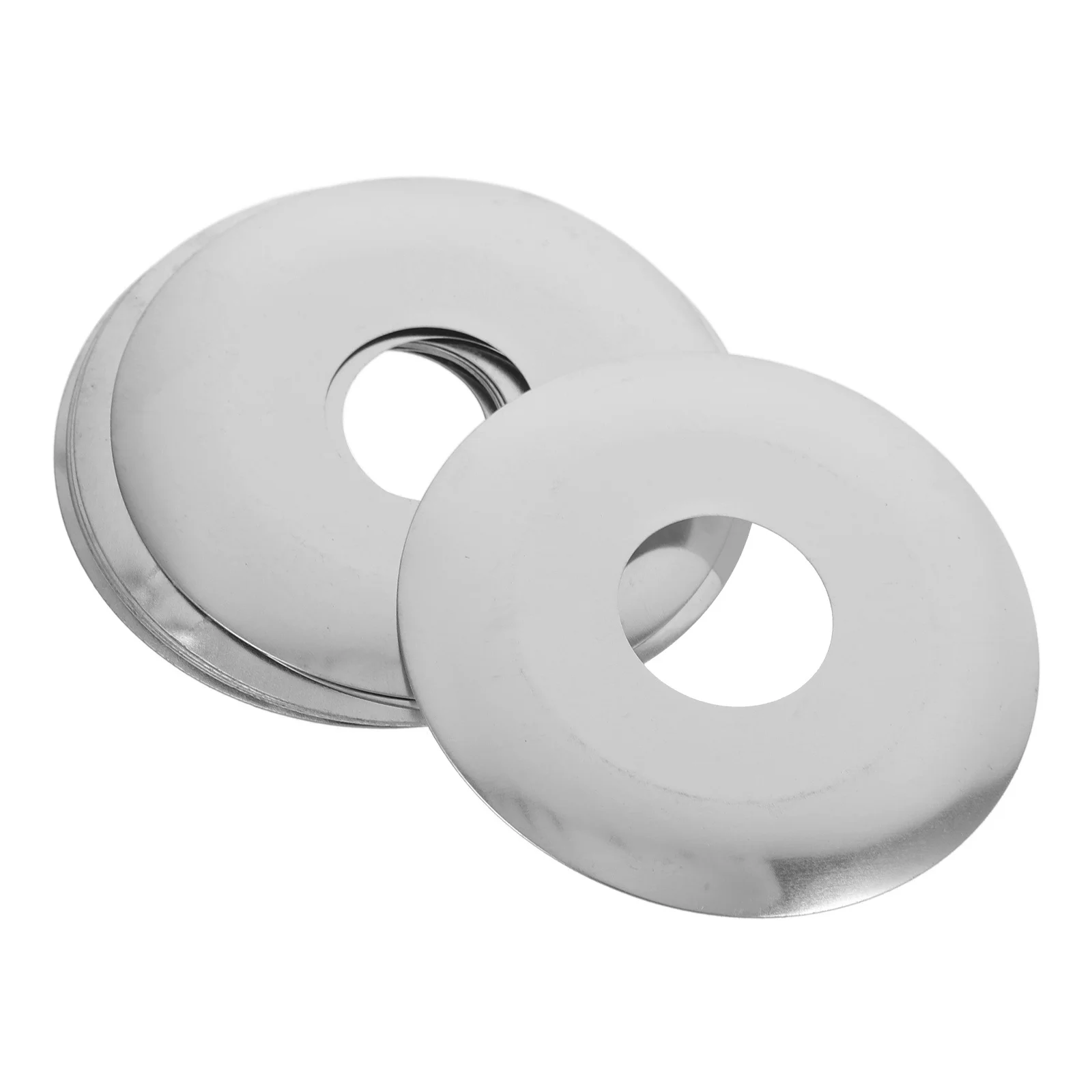 

10Pcs Fire Sprinkler Cover Plate Wall Mounted Fire Sprinkler Head Protector Escutcheon Cover Flange Replacement