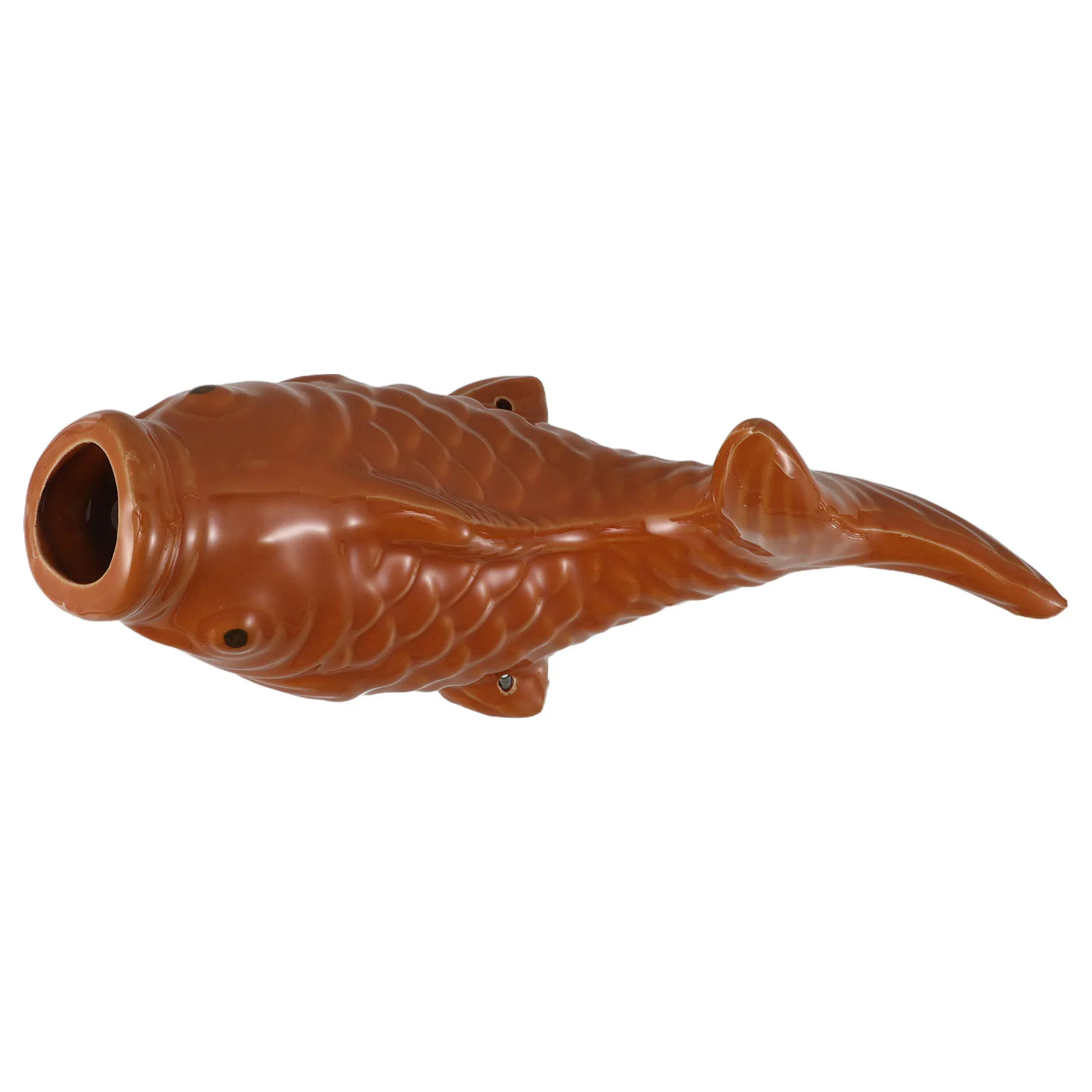 

Ceramic Carp Pond Fountain Spitter Outdoor Garden Water Outlet Fish Sculpture Spray Fountain Spout Decor Pond Spitter