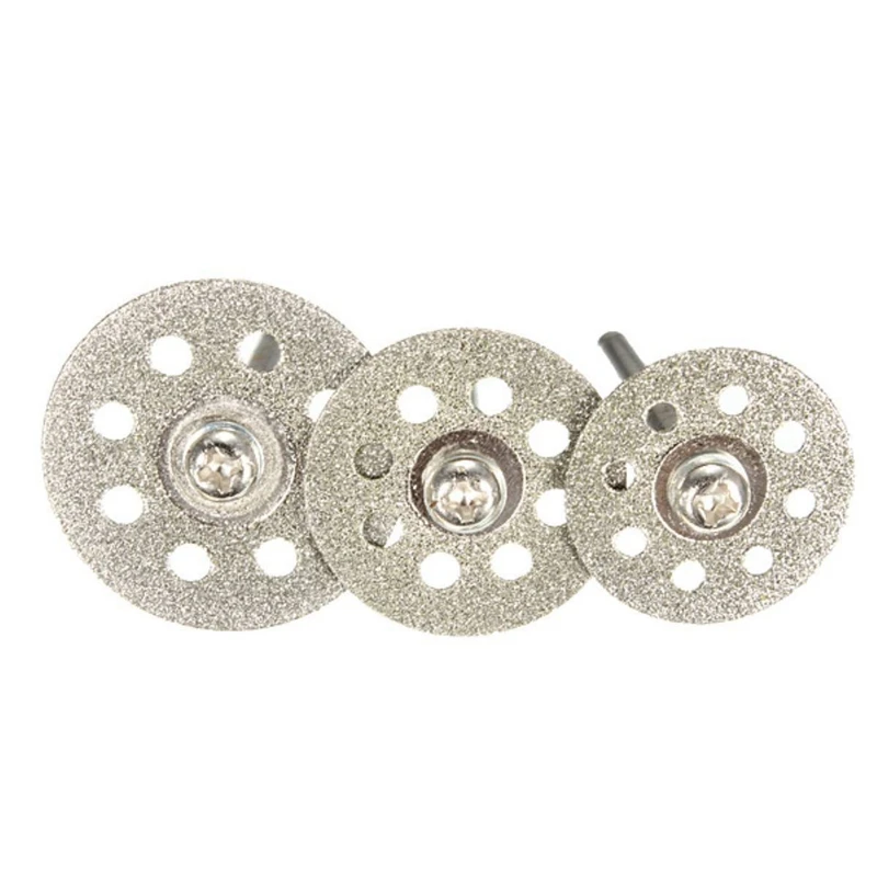 20 Pieces Diamond Cutting Discs Cutting Wheel Set For Dremel