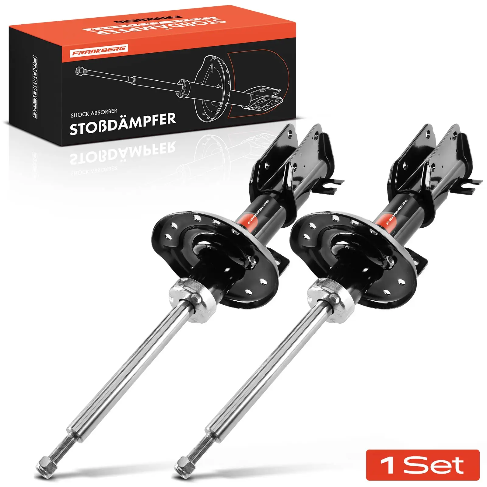 Frankberg 2x Stoßdämpfer Vorderachse für Fiat Bravo II 198 1.9L 2.0L 2007-2008 50708206 339732 50708895
