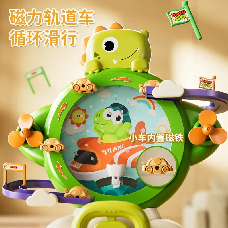 Dinosaur Receiving Machine Children's Puzzle Receiving Bean Machine Parent-child Interactive Desktop Receiving Bean Game Console