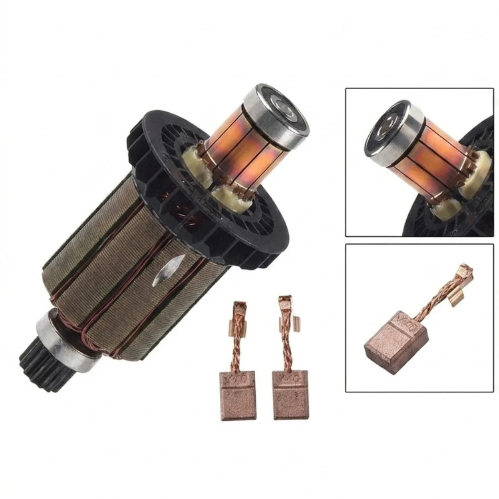 Approx. As Picture Armature CB440 Armature And Carbon Brush Set Armature Replacement For BDF458 Replacement For DDF458