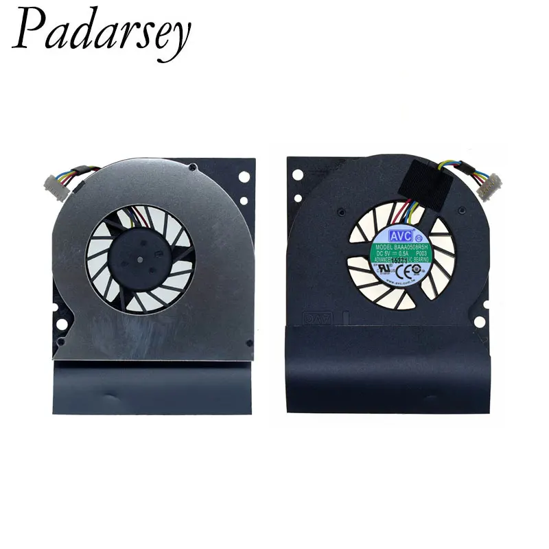 Padarsey CPU Cooling Fan for AVC Ultra BAAA0508R5H AFN160815A DC5V 0.5A 4-Pins P003 Thin 5V DC 55mm Laptop Blower Fan