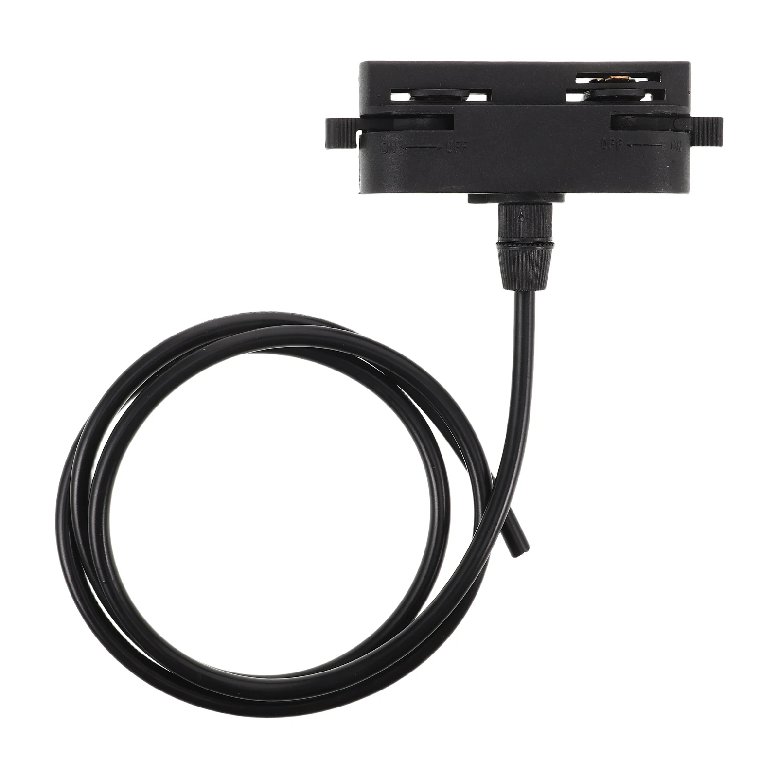 Track Light Line Connector Zwarte hoofden Armatuur Led Rail Verlichting Keuken Plafond Spot Wall Track Lamp Buis