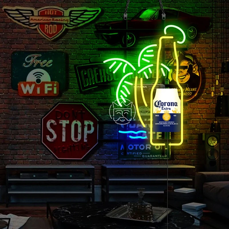 

Custom Neon Signs LED Bar Neon Lights Personalized for Pub Party Night Club Business Logo Letters Patterns