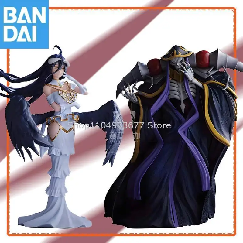 

Bandai Namco Banpresto Overlord Ainz Ooal Gown Albedo About 21Cm In Stock Original Genuine Figure Model Collector Figurine Toys