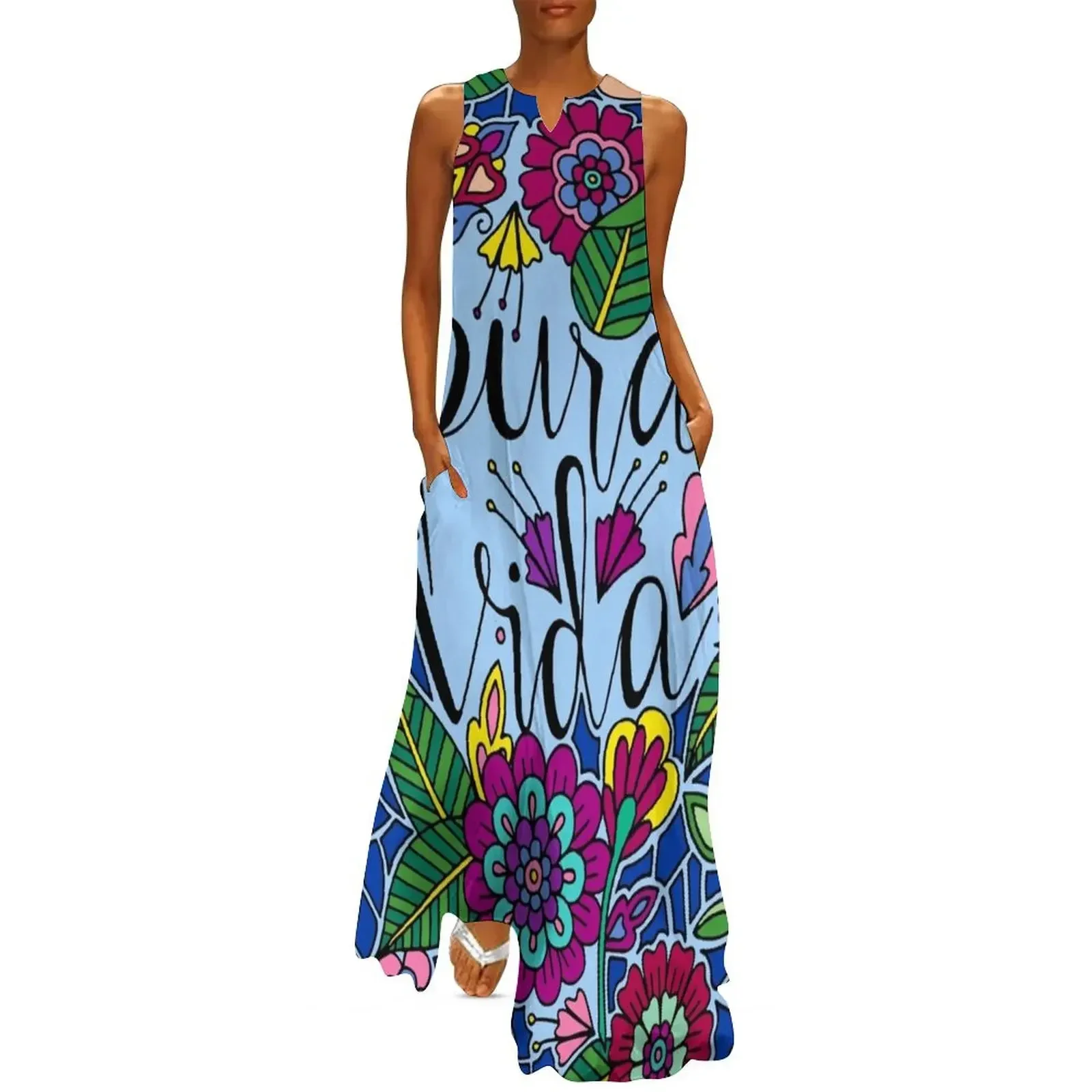 

Pura Vida || Costa Rica || Lettering || Quote Long Dress clothes dresses for women ceremony dresses Dance dresses Dress