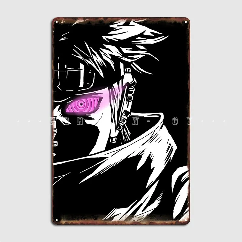 Yahiko Pain Poster Metal Plaque Cinema Living Room Wall Personalized Plaques Tin Sign Poster