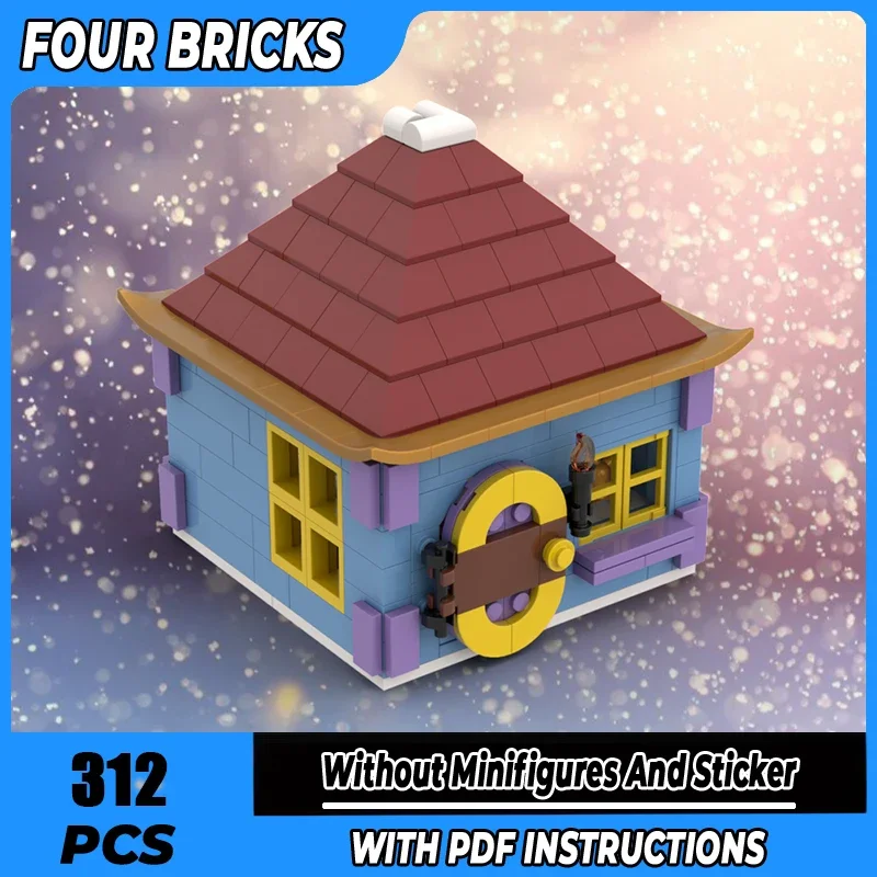 NEW Moc Building Blocks Bright Arctic Elf House Technology Modular Bricks Model  Gifts Christmas Toys DIY Sets Assembly