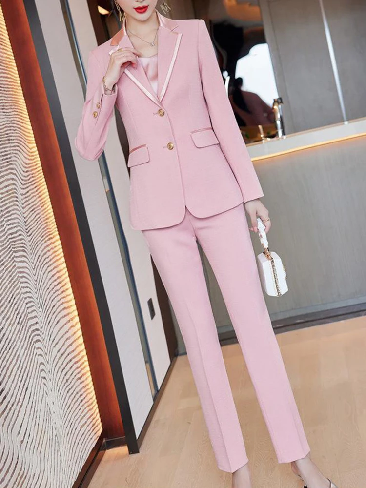 نمط جديد تصميم أنيق المهنية البدلة الرسمية ضوء ناضجة النساء دعوى عمال مزاجه آلهة نمط فستان أطفال مع سروال داخلي #4