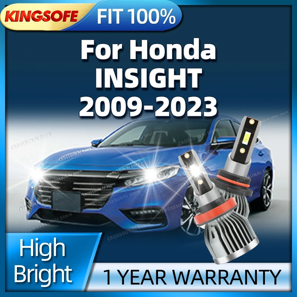 

2/4Pcs 30000LM LED Headlight High Power Canbus Turbo Lamp 6000K For Honda INSIGHT 2009-2023 2010 2011 2012 2013 2014 2015