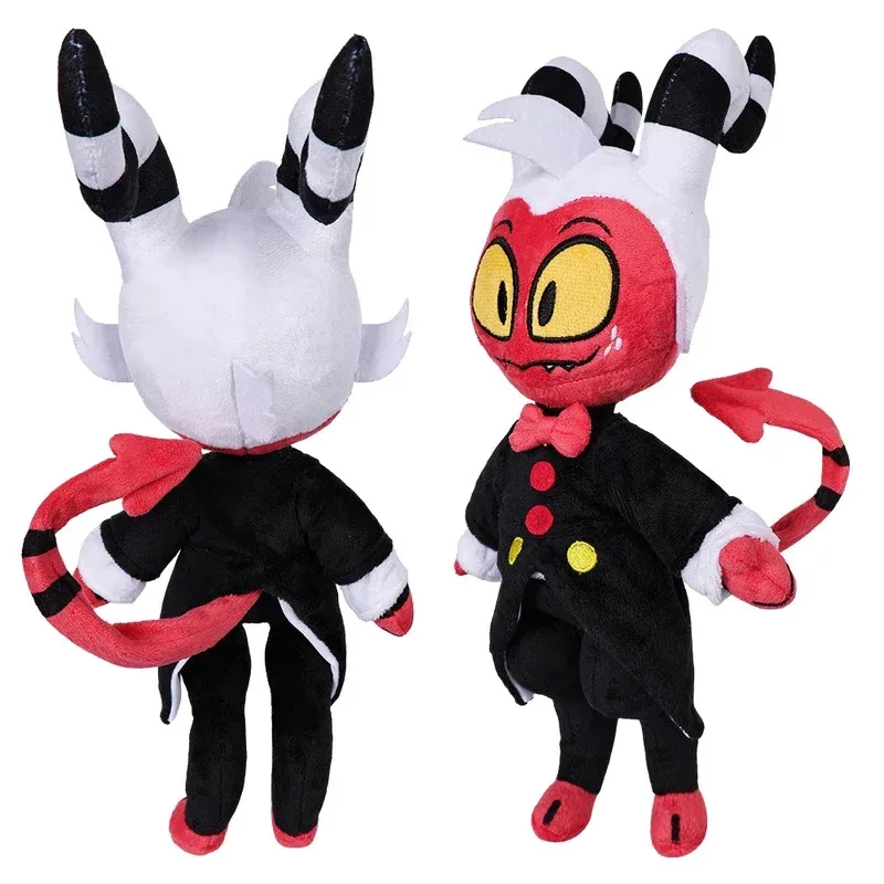 

36CM Moxxie Fantasy Figurine Props Plush Plushies Cartoon Evil Leader Cosplay Xmas Birthday Gifts Mascot Halloween Party Decor