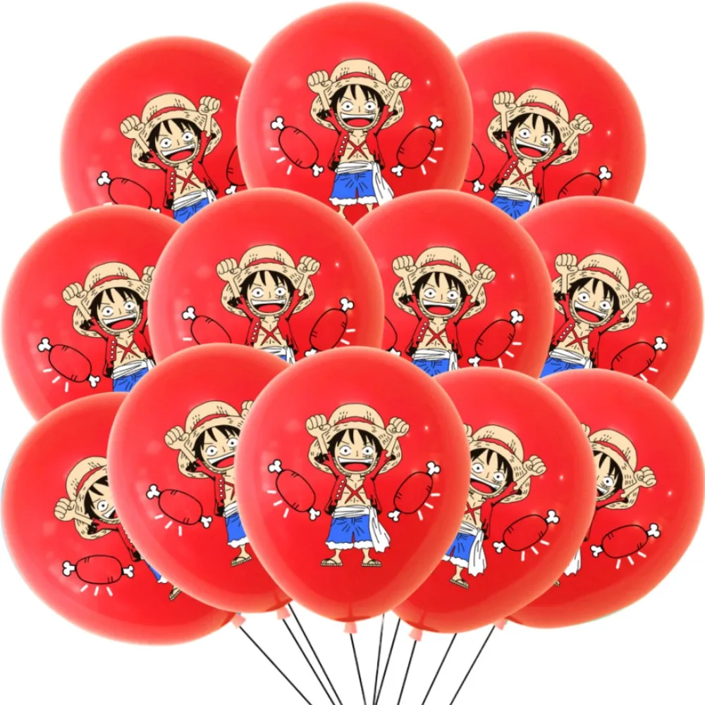 12–60 Stück One Piece Anime-Latexballons, 12 Zoll, Cartoon-Charakter-Ballons, Kindergeburtstag, Party-Dekoration, Babyparty, Festival, Su – Detail 6