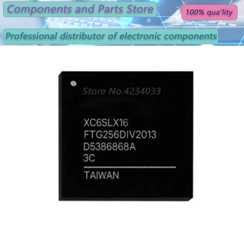 1PCS   XC6SLX16-3FTG256C  XC6SLX16-3FTG25  XC6SLX16-3  BGA NEW100%   XC6SLX16 3FTG256C