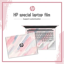 DIY 수채화 커버 노트북 스킨 스티커, HP X360 키보드 스티커, PVC 스킨 케이스 장식 데칼, HP 파빌리온 15 EG, 14 DY, 15 DW