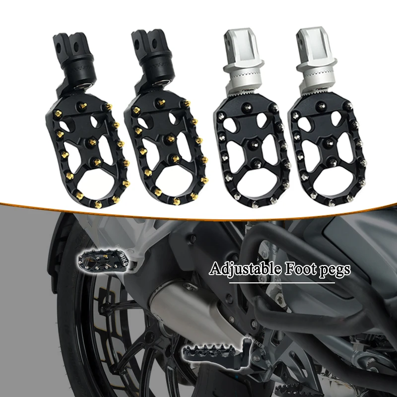 

For BMW K1200R K1200S K1200 R Sport K 1200S Motorcycle Adjustable Front&Rear Footrest Foot Pegs Rotatable Foot Rest Footpegs