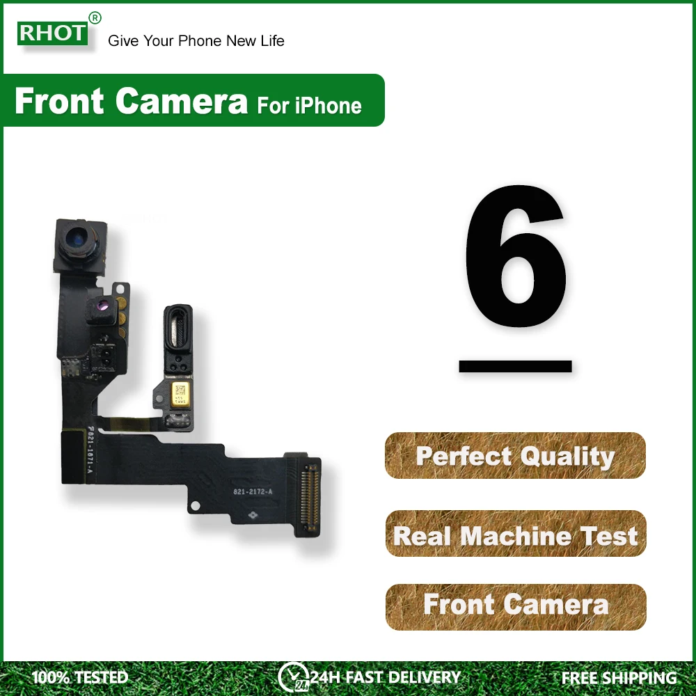 

100% Test Front Camera For iPhone 6 Camera Front Disassembled Sensor Flex Cable Assembly Replaceable For iphone 6 Front Camera