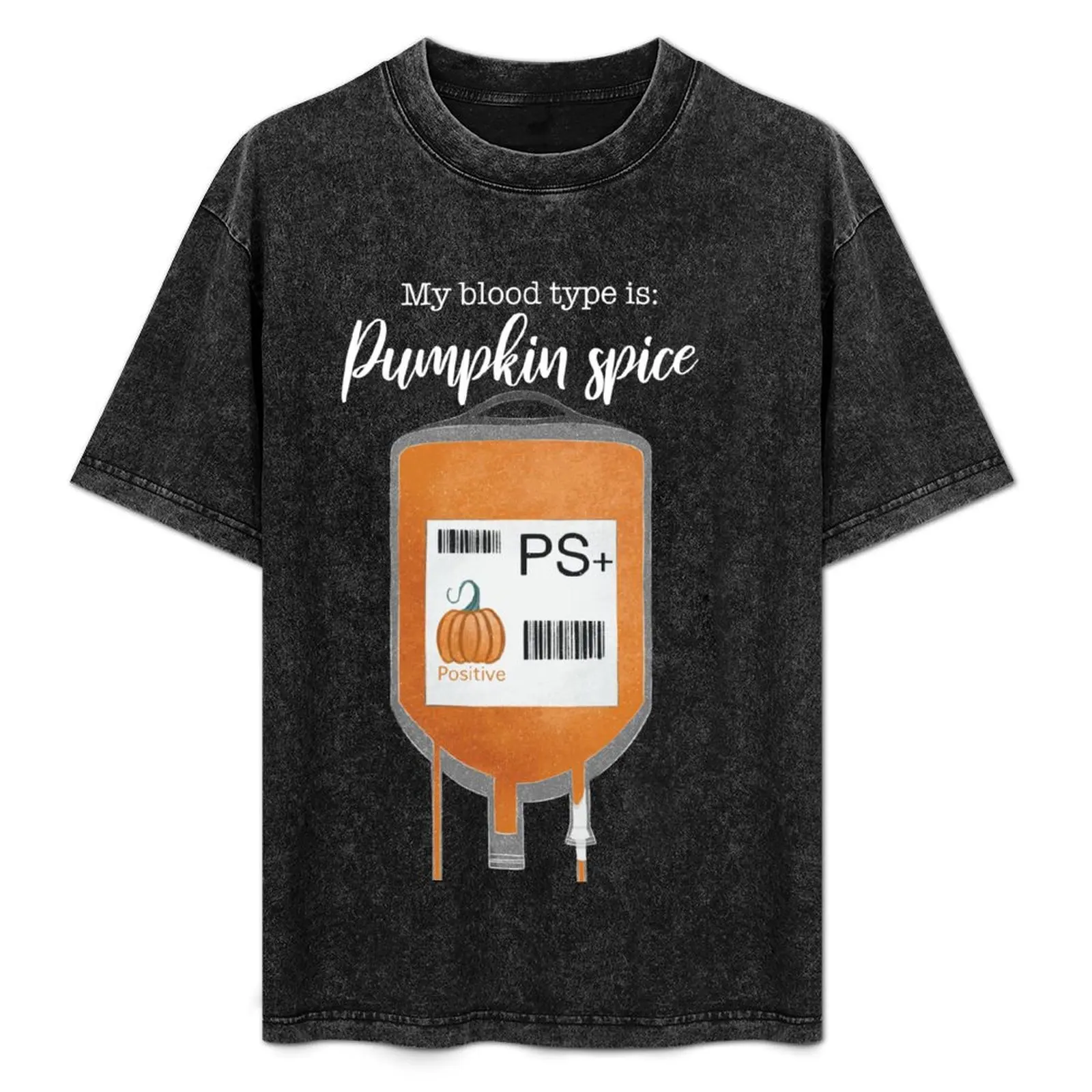 

My Blood Type is Pumpkin Spice T-Shirt graphic t shirt vintage shirts graphic tee Luxury man compression shirt men