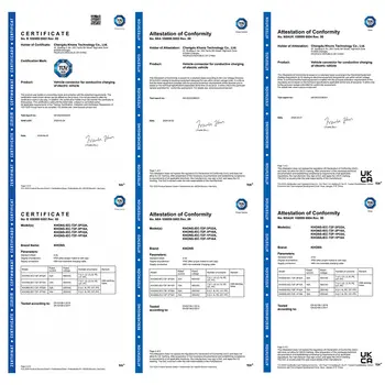 Khons 電動車充電線 Type2 轉 Type2 充電線 22kW 32A 電動車充電器母頭轉公頭 電動車充電設備 5米 TPU 線纜 10 最佳銷售 22千瓦壁掛式電源 - №1
