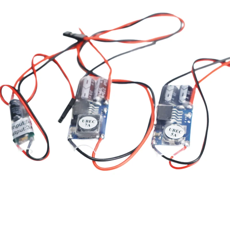 RC FPV UBEC BEC 5V 3A 5A 7A 15A 5V/3A/5A/7A/15A Lowest RF Noise BEC Full Shielding Antijamming Switching Regulator Parts DIY