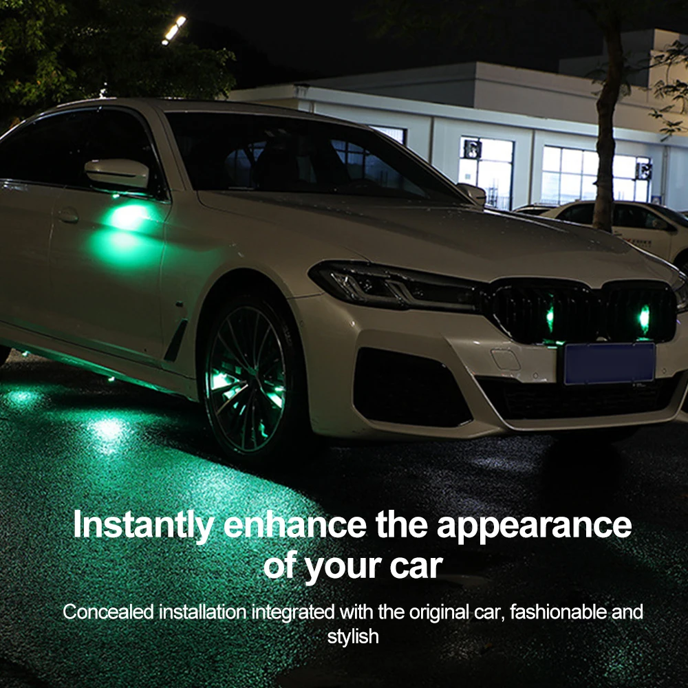 7 Colors Vibrate Style LED Anti Collision Warning Light Motorcycle Strobe Light Turn Signal Indicator Light USB Powered