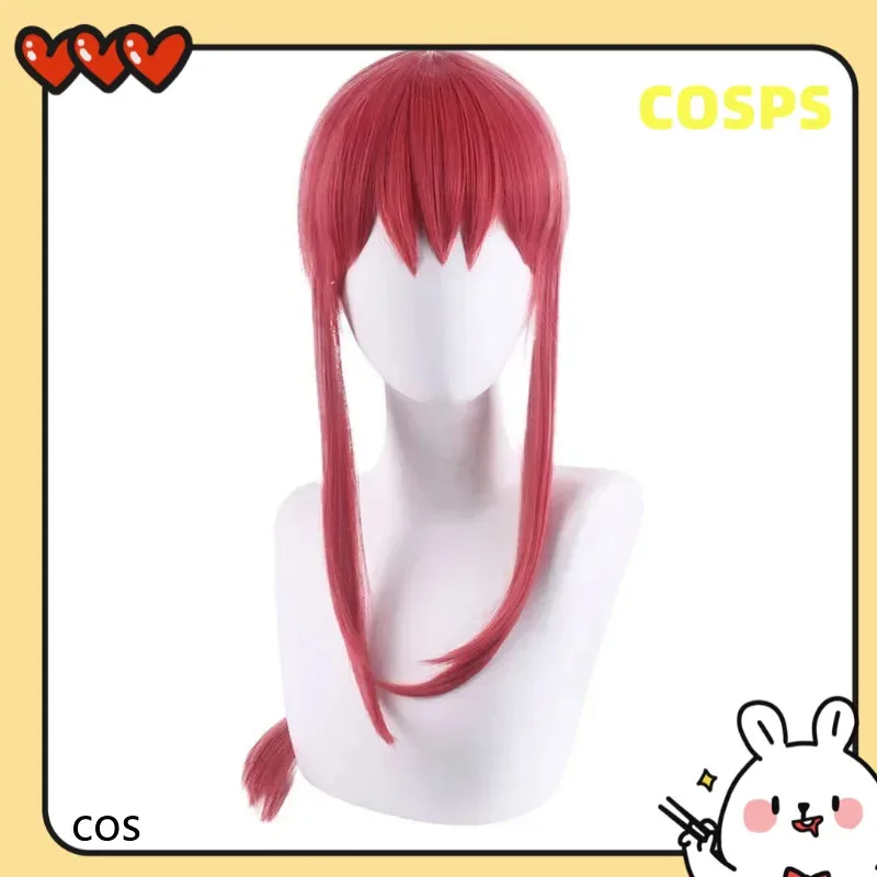 

NO2 Аниме Бензопила Мужской Парик Макима Длинные Розовые Красные Волосы Косплей Парик Ролевые Игры Хэллоуин Волосы Синтетические 75 см Женский Парик Косплей LOCOS