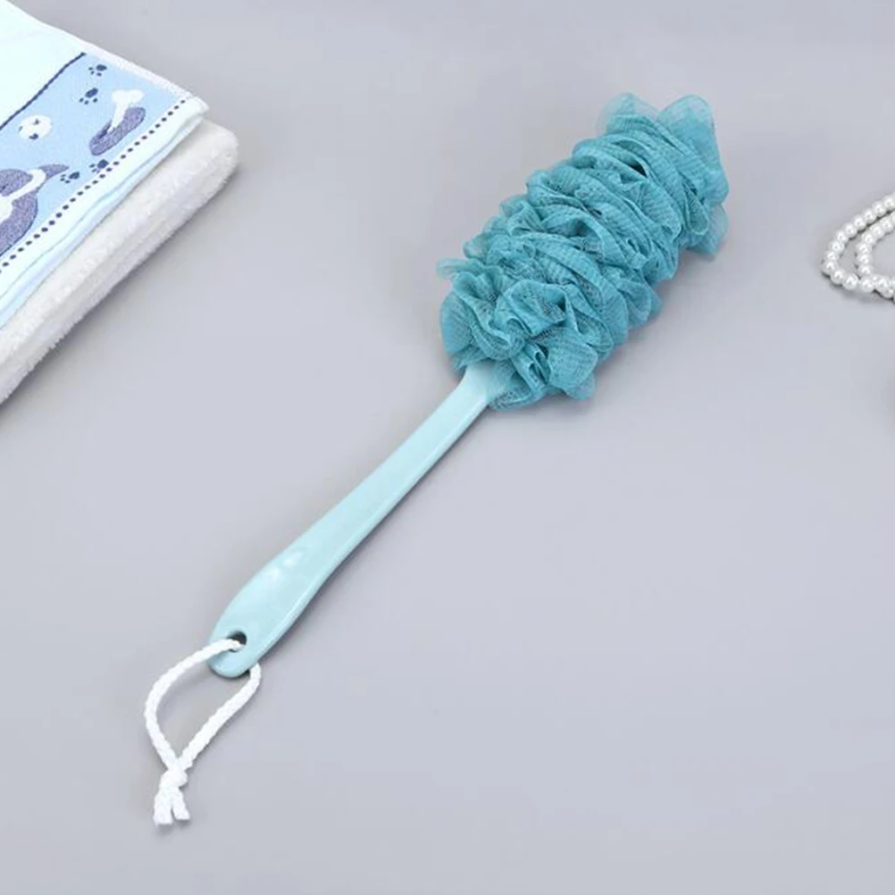 

Long Handle Bath Brush Shower Sponge Body Scrubber Back Cleaning Exfoliating Nylon PP Material Lightweight Portable