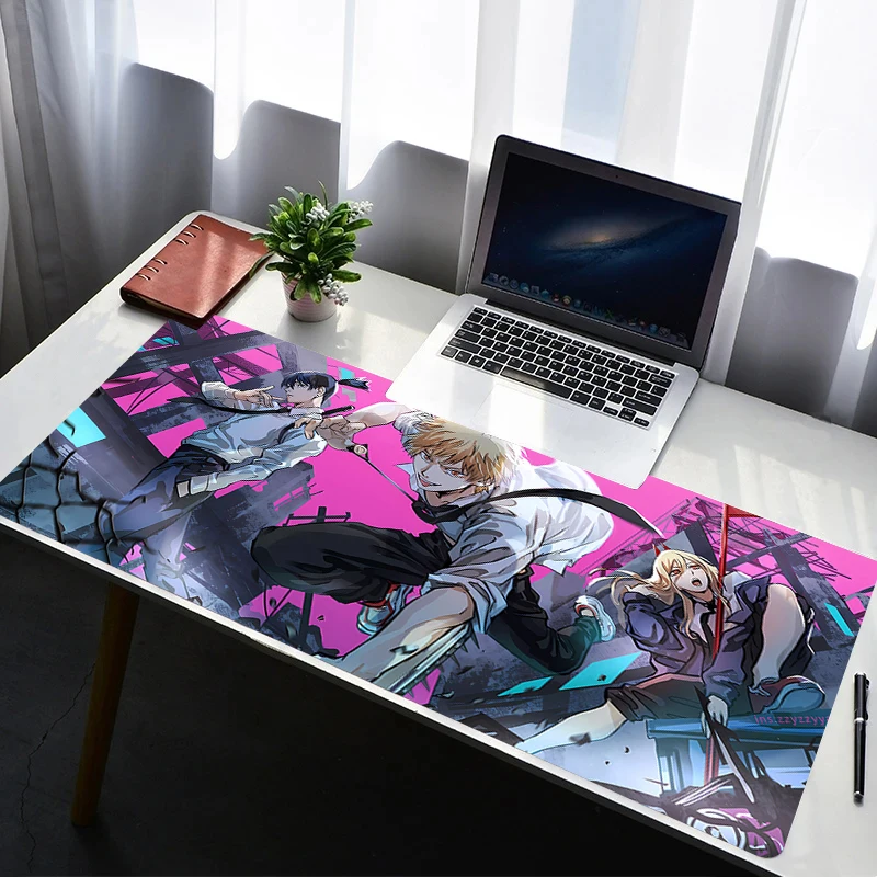 

Mouse Pad PC Non Slip Rubber C-chainsaw Man HD Mousepad Laptop Gamer Cabinet Keyboard Pad Office Computer Gaming Desk Mouse Mat