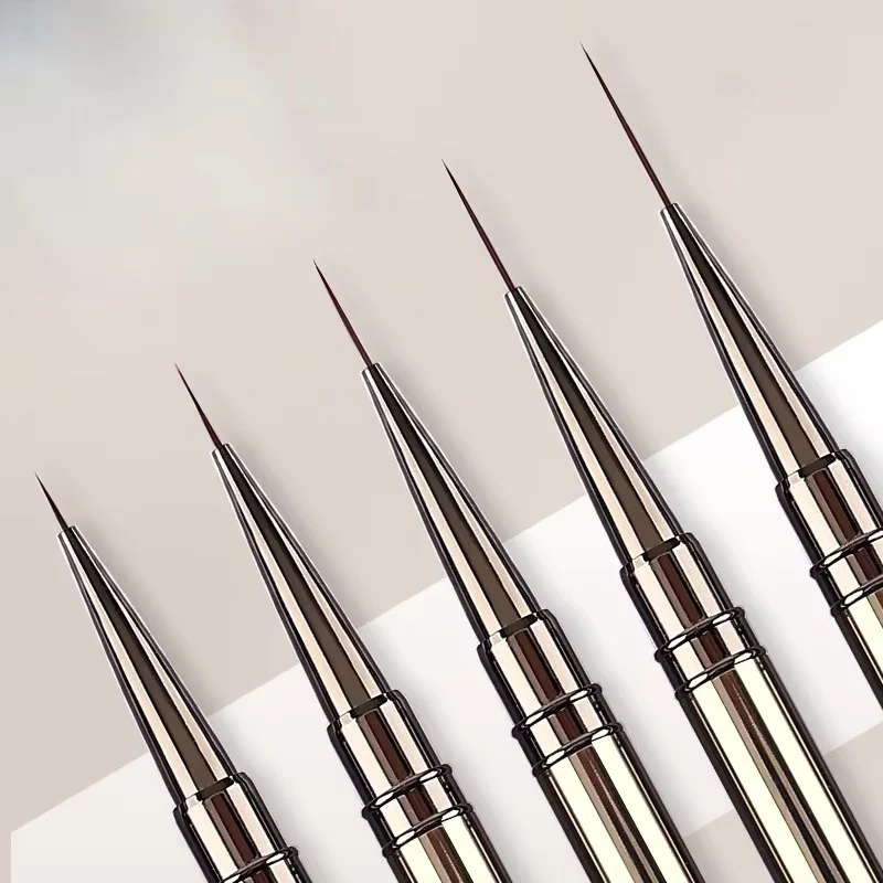 Nails Art Liner Brushes Elongated Lines Striping Drawing Painting 6/9/12/15/18/25mm Nail Design Pen Professional Manicure Tool