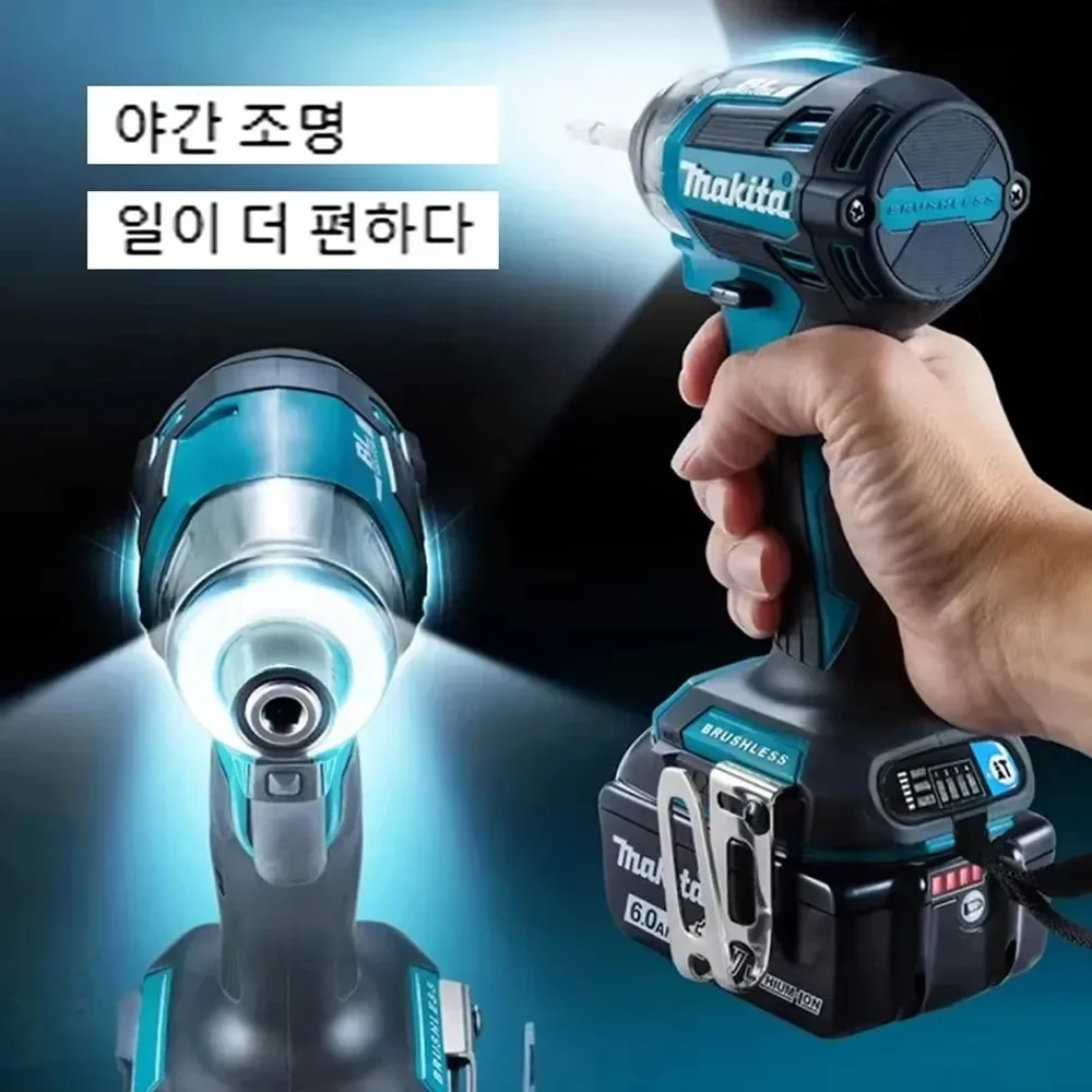 Makita DTD173 1800RPM Cordless Impact Driver 180N.m Brushless Motor Electric Drill Wood/Bolt/T-Mode For Makita Battery