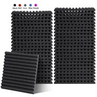 1Pc 300x300x25mm Acoustic Foam Sound Insulation Panels for KTV Bar Soundproofing Studio Wedges Sound Proofing Multiple Color